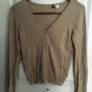 H&M cardigan with elbow patches